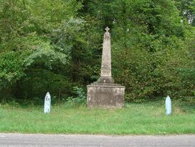 Monument de Beaumarais, hommage au 36ème RI, route de Craonnelle